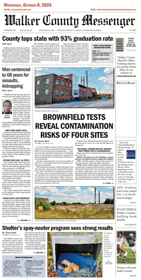 Cover of Walker County Messenger