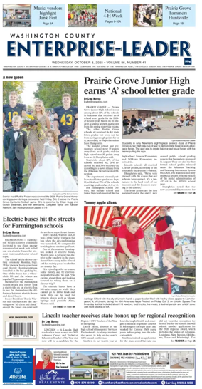 Cover of Washington County Enterprise-Leader