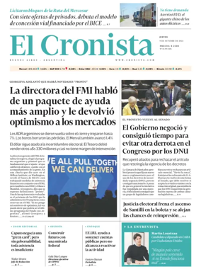 Cover of El Cronista comercial