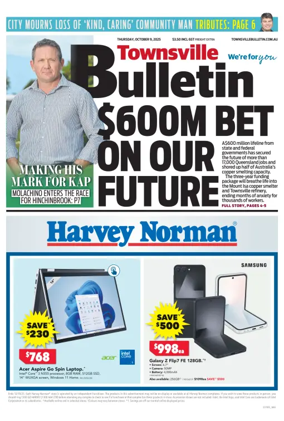Cover of Townsville Bulletin