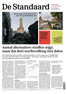 Cover of De Standaard