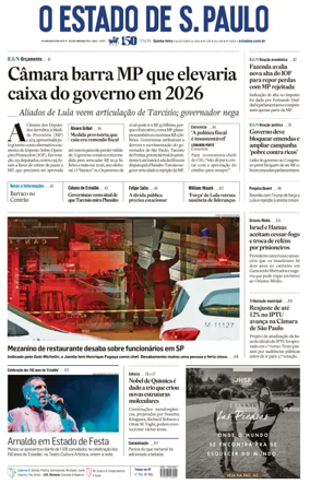 Cover of O Estado de S. Paulo