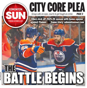 Cover of Edmonton Sun
