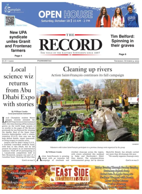 Cover of Sherbrooke Record