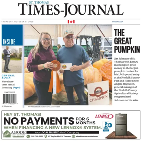 Cover of St. Thomas Times-Journal