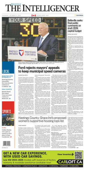 Cover of The Intelligencer (Belleville)