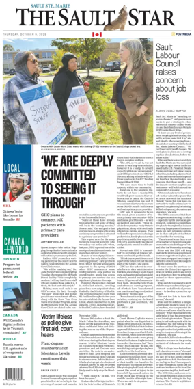 Cover of The Sault Star