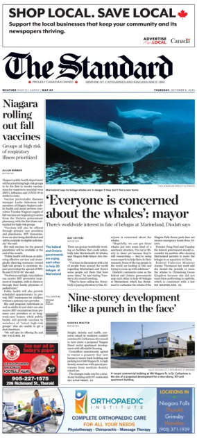 Cover of The Standard (St. Catharines)