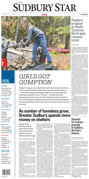 Cover of The Sudbury Star
