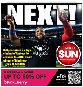Cover of Toronto Sun