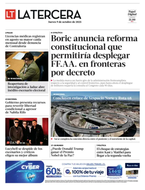 Cover of La Tercera