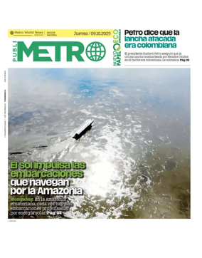Cover of Publimetro Colombia