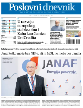 Cover of Poslovni Dnevnik