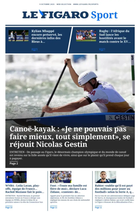 Cover of Le Figaro Sport