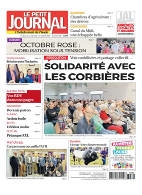 Cover of Le Petit Journal - L'hebdo local de l'Aude