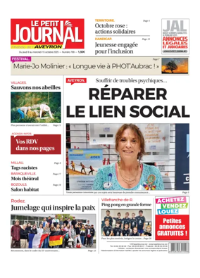 Cover of Le Petit Journal - L'hebdo local de l'Aveyron