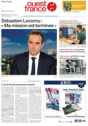 Cover of Ouest France (Pays d'Auge)