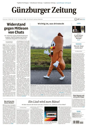 Cover of Guenzburger Zeitung