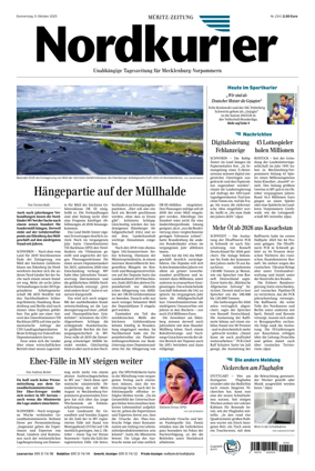 Cover of Müritz-Zeitung
