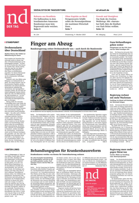 Cover of Neues Deutschland