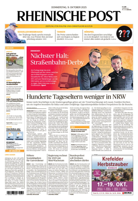 Cover of Rheinische Post Krefeld Kempen