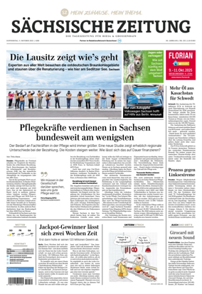 Cover of Sächsische Zeitung (Riesa)