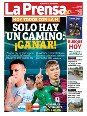 Cover of Diario La Prensa