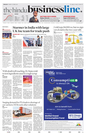 Cover of BusinessLine (Bangalore)