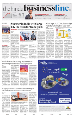 Cover of BusinessLine (Chennai)