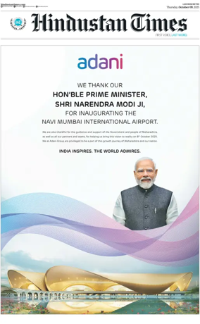 Cover of Hindustan Times (East UP)