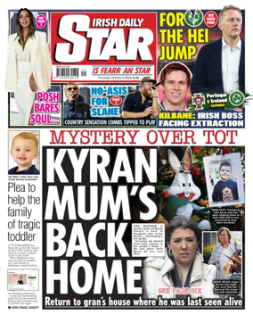 Cover of Irish Daily Star