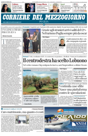 Cover of Corriere del Mezzogiorno (Puglia)
