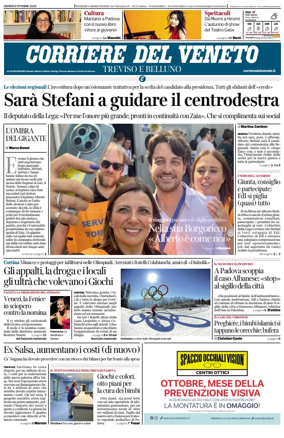 Cover of Corriere del Veneto (Treviso e Belluno)