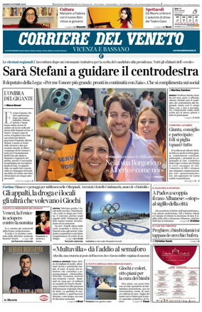 Cover of Corriere del Veneto (Vicenza e Bassano)