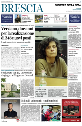 Cover of Corriere della Sera (Brescia)