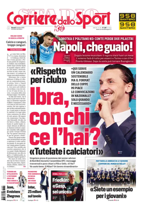 Cover of Corriere dello Sport (Lombardia)