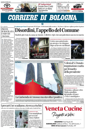 Cover of Corriere di Bologna