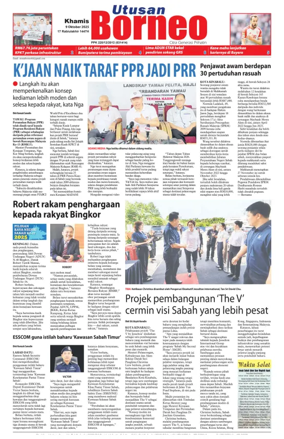 Cover of Utusan Borneo (Sabah)