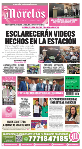 Cover of Diario de Morelos