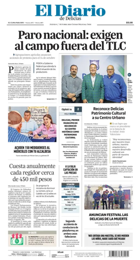 Cover of El Diario de Delicias