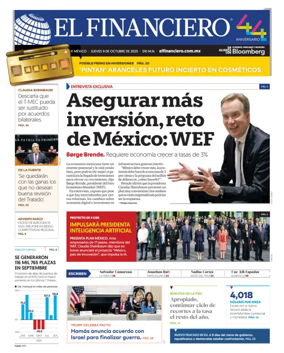 Cover of El Financiero