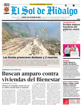 Cover of El Sol de Hidalgo