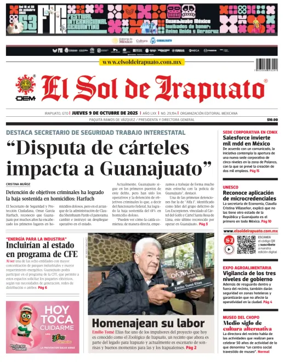 Cover of El Sol de Irapuato