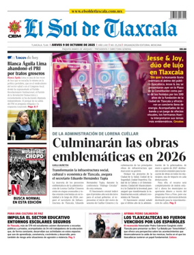 Cover of El Sol de Tlaxcala