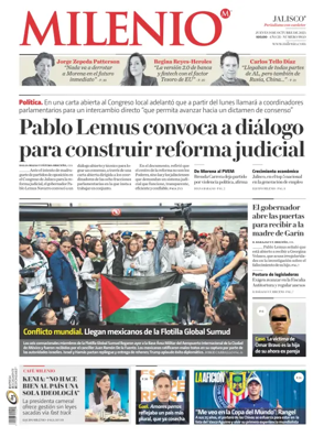 Cover of Milenio Jalisco