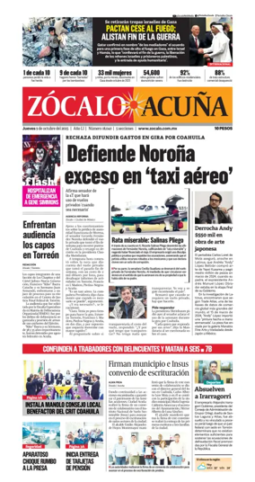 Cover of Zócalo Acuña