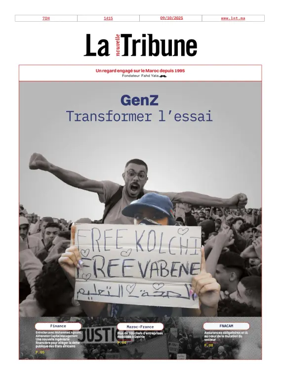 Cover of La Nouvelle Tribune