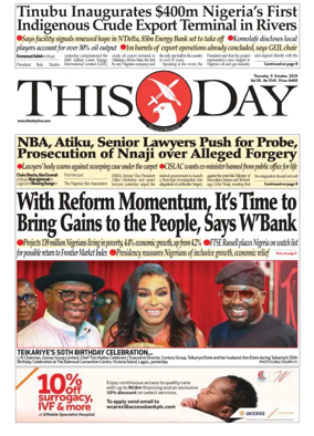 Cover of THISDAY