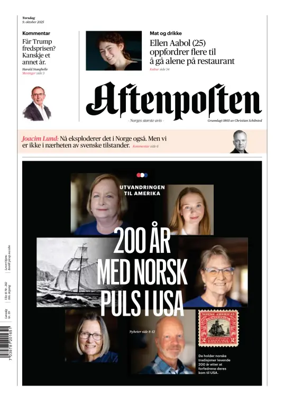 Cover of Aftenposten