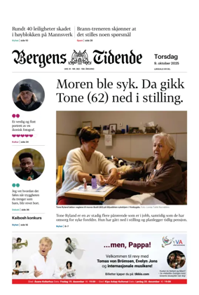 Cover of Bergens Tidende